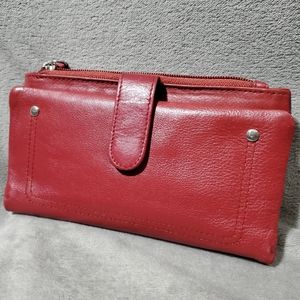 Great American Leather Works Wallet: Credit Card, Checkbook, Bills Change